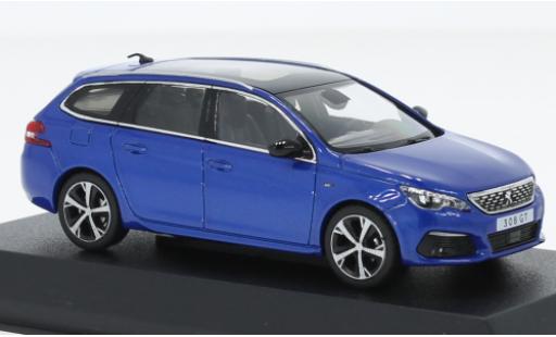 Diecast model cars Peugeot 308 1/43 Norev SW GT metallise blue 2020 Peugeot 308 1/43 Norev SW GT metallise blue 2020 diecast model cars
