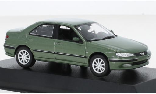 Diecast model cars Peugeot 406 1/43 Norev metallise green 2002 Peugeot 406 1/43 Norev metallise green 2002 diecast model cars