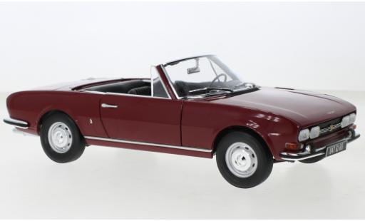 Diecast model cars Peugeot 504 1/18 Norev cabriolet red foncé 1969 Peugeot 504 1/18 Norev cabriolet red foncé 1969 diecast model cars