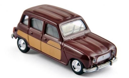 Diecast model cars Renault 4 1/64 Norev Parisienne red foncé/Décorer 1967 Renault 4 1/64 Norev Parisienne red foncé/Décorer 1967 diecast model cars