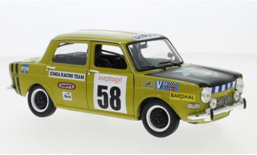 Simca 1000 1/18 Norev Rally 2 SRT No.58 Racing Team 1973 diecast model cars