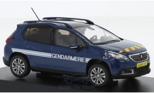 Peugeot 2008 1/43 Norev Gendarmerie (F) 2016 diecast model cars
