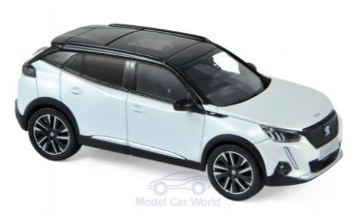 Diecast model cars Peugeot 2008 1/43 Norev GT metallic white 2020 Peugeot 2008 1/43 Norev GT metallic white 2020 diecast model cars