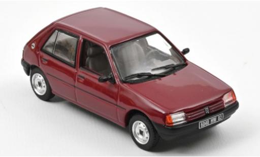 Diecast model cars Peugeot 205 1/43 Norev GL red 1988 Peugeot 205 1/43 Norev GL red 1988 diecast model cars