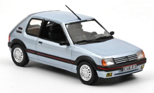 Diecast model cars Peugeot 205 1/43 Norev GTI 1.6 metallic blue 1988 Peugeot 205 1/43 Norev GTI 1.6 metallic blue 1988 diecast model cars