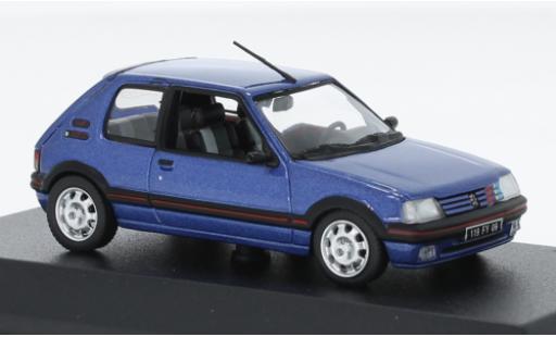Peugeot 205 1/43 Norev GTI 1.9 metallise blau 1992 1:43 diecast model cars