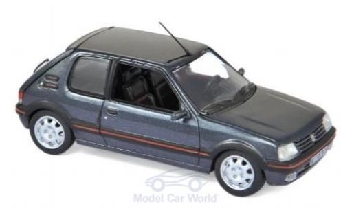 Diecast model cars Peugeot 205 1/43 Norev GTi 1.9 metallic grey 1992 Peugeot 205 1/43 Norev GTi 1.9 metallic grey 1992 diecast model cars