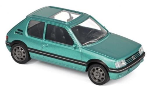 Diecast model cars Peugeot 205 1/43 Norev GTi metallic green 1992 Jetcar Peugeot 205 1/43 Norev GTi metallic green 1992 Jetcar diecast model cars