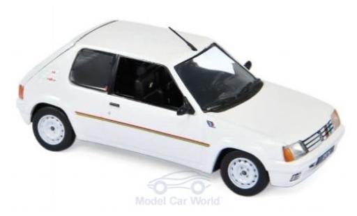 Diecast model cars Peugeot 205 1/43 Norev Rallye white/Dekor 1988 Peugeot 205 1/43 Norev Rallye white/Dekor 1988 diecast model cars