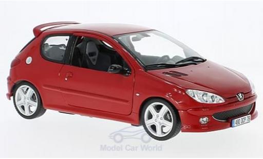 Diecast model cars Peugeot 206 RC 1/18 Norev RC red 2003 Peugeot 206 RC 1/18 Norev RC red 2003 diecast model cars