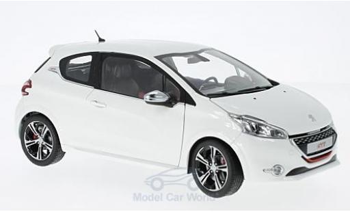 Peugeot 208 1/18 Norev GTi white 2013 diecast model cars