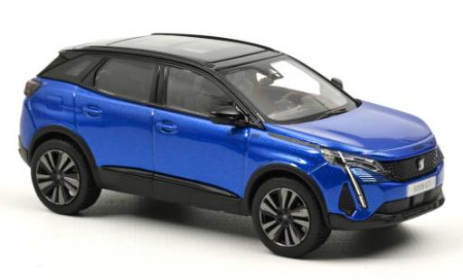 Diecast model cars Peugeot 3008 1/43 Norev GT Black Pack metallic blue 2021 Peugeot 3008 1/43 Norev GT Black Pack metallic blue 2021 diecast model cars