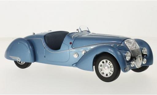 Peugeot 302 1/18 Norev Darl-Mat Roadster metallic blue 1937 diecast model cars