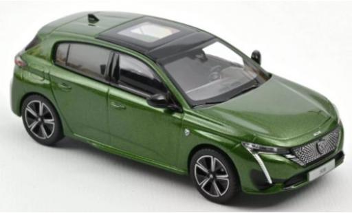 Diecast model cars Peugeot 308 1/43 Norev GT metallic green 2021 Peugeot 308 1/43 Norev GT metallic green 2021 diecast model cars