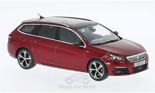 Diecast model cars Peugeot 308 GT 1/43 Norev SW GT metallic red 2017 Peugeot 308 GT 1/43 Norev SW GT metallic red 2017 diecast model cars