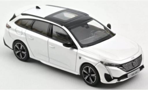Diecast model cars Peugeot 308 1/43 Norev SW GT metallic white 2021 Peugeot 308 1/43 Norev SW GT metallic white 2021 diecast model cars