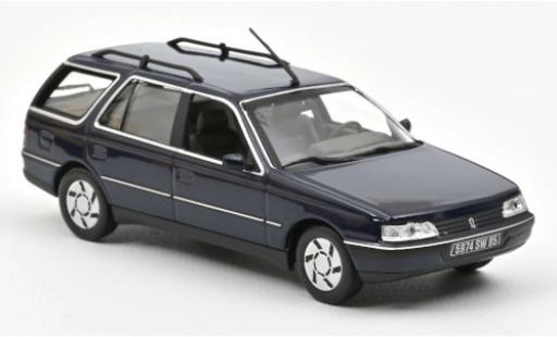 Diecast model cars Peugeot 405 1/43 Norev Break blue 1991 Peugeot 405 1/43 Norev Break blue 1991 diecast model cars