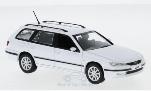 Diecast model cars Peugeot 406 1/43 Norev Break white 2003 Peugeot 406 1/43 Norev Break white 2003 diecast model cars