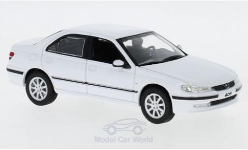 Diecast model cars Peugeot 406 1/43 Norev white 2003 Peugeot 406 1/43 Norev white 2003 diecast model cars