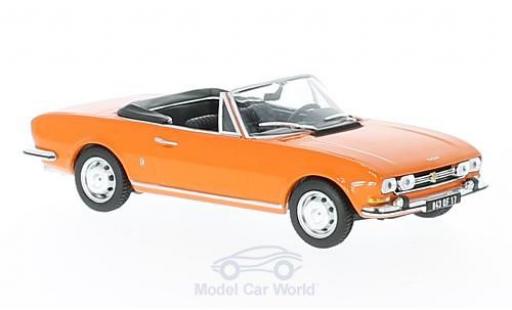 Diecast model cars Peugeot 504 Cabriolet 1/43 Norev Cabriolet orange 1970 SoftTop liegt bei Peugeot 504 Cabriolet 1/43 Norev Cabriolet orange 1970 SoftTop liegt bei diecast model cars