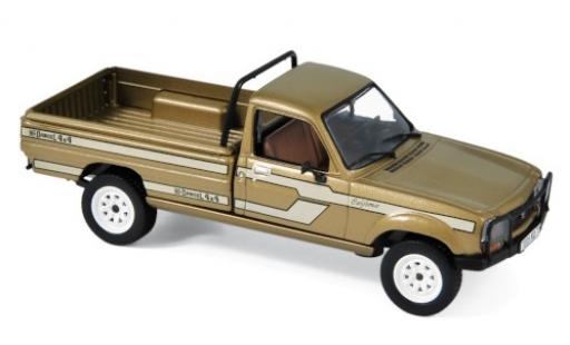 Diecast model cars Peugeot 504 1/43 Norev Pick Up California Dangel 4x4 metallic beige/Dekor 1985 Peugeot 504 1/43 Norev Pick Up California Dangel 4x4 metallic beige/Dekor 1985 diecast model cars