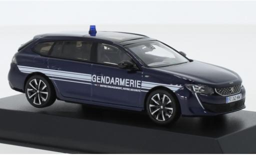 Peugeot 508 1/43 Norev SW GT Gendarmerie (F) 2018 diecast model cars