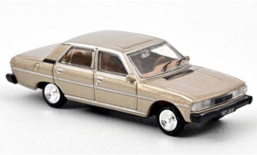Peugeot 604 1/87 Norev metallic beige 1977 diecast model cars