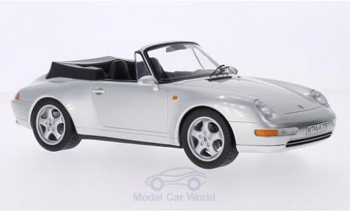 Diecast model cars Porsche 993 SC 1/18 Norev 911 () Carrera Cabriolet grey 1994 Verdeck liegt ein Porsche 993 SC 1/18 Norev 911 () Carrera Cabriolet grey 1994 Verdeck liegt ein diecast model cars