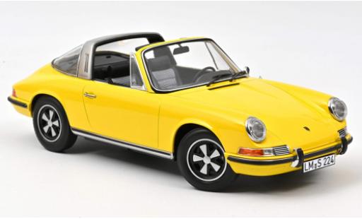 Diecast model cars Porsche 911 1/18 Norev E Targa yellow 1969 Porsche 911 1/18 Norev E Targa yellow 1969 diecast model cars