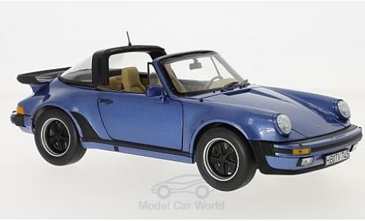 Diecast model cars Porsche 930 Turbo 1/18 Norev 911 Turbo Targa metallic blue 1987 Porsche 930 Turbo 1/18 Norev 911 Turbo Targa metallic blue 1987 diecast model cars