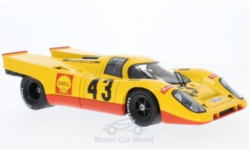 Diecast model cars Porsche 917 1970 1/18 Norev K No.43 Racing Team AAW 1000 Km Spa Francorchamps 1970 H.Laine/G.van Lennep Porsche 917 1970 1/18 Norev K No.43 Racing Team AAW 1000 Km Spa Francorchamps 1970 H.Laine/G.van Lennep diecast model cars