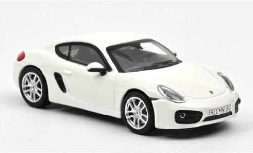 Porsche Cayman S 1/43 Norev S white 2013 diecast model cars