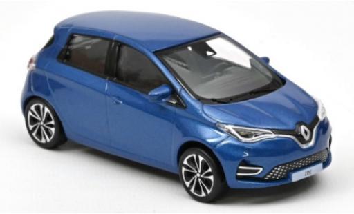Renault Zoe 1/43 Norev metallic blue 2020 diecast model cars