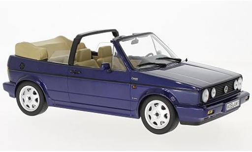 Volkswagen Golf 1/18 Norev I Cabriolet Classic Line metallic blue 1992 diecast model cars