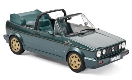 Volkswagen Golf 1/18 Norev I Cabriolet Etienne Aigner metallic green 1990 diecast model cars