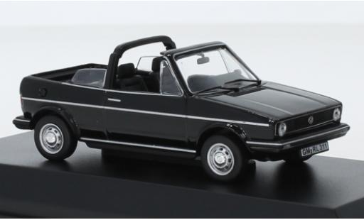 Diecast model cars Volkswagen Golf 1/43 Norev I Cabriolet black 1981 Softtop couché avec Volkswagen Golf 1/43 Norev I Cabriolet black 1981 Softtop couché avec diecast model cars