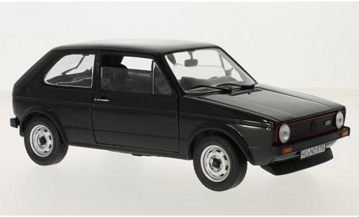 Volkswagen Golf 1/18 Norev I GTI black 1976 diecast model cars