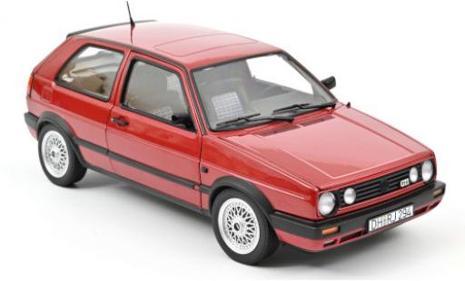Volkswagen Golf 1/18 Norev II GTI metallic red 1990 diecast model cars