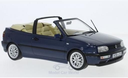 Volkswagen Golf V 1/18 Norev III Cabriolet metallic blue 1995 diecast model cars