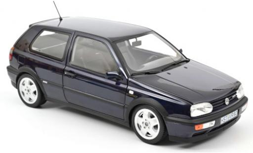 Volkswagen Golf 1/18 Norev III VR6 metallic blue 1996 diecast model cars