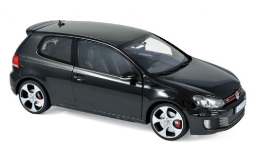 Volkswagen Golf 1/18 Norev VI GTI black 2009 diecast model cars
