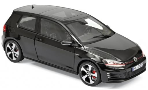 Volkswagen Golf 1/18 Norev VII GTI black 2013 diecast model cars