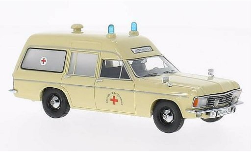 Opel Admiral B 1/43 Matrix SWB Miesen RTW Rettungswagen 1970 diecast model cars
