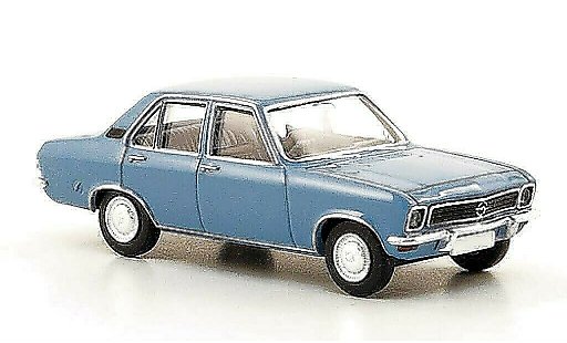 Opel Ascona A Base 1/87 Brekina blue 1970 diecast model cars
