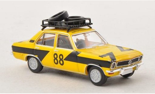 Opel Ascona A Rally 1/87 Brekina with roofladung Reifen diecast model cars