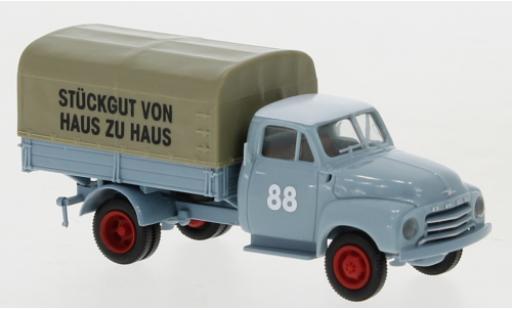 Diecast model cars Opel Blitz 1/87 Brekina PP blaugraue 1:87 Opel Blitz 1/87 Brekina PP blaugraue 1:87 diecast model cars