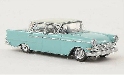 Opel Kapitan P2.6 1/87 Herpa turquoise/grey diecast model cars