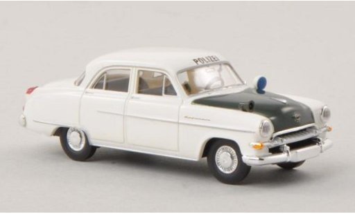 Opel Kapitan 1954 1/87 Brekina Police NRW diecast model cars