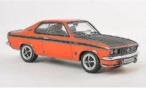 Opel Manta A 1/43 Schuco GT/E red/matt-black diecast model cars
