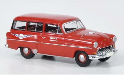 Opel Olympia Base 1/87 Brekina Caravan Esso Flugservice diecast model cars